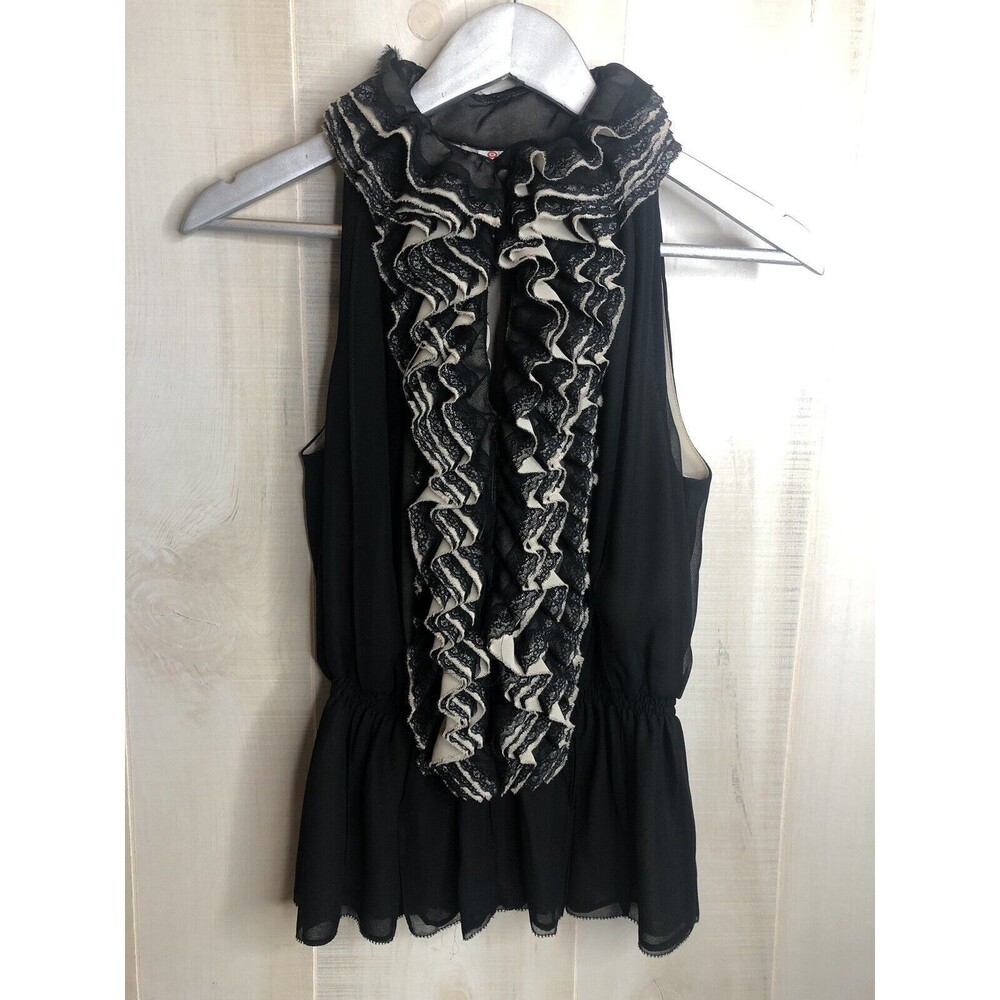 Neiman Marcus Robert Rodriguez for Target Ruffled Blouse Size Medium